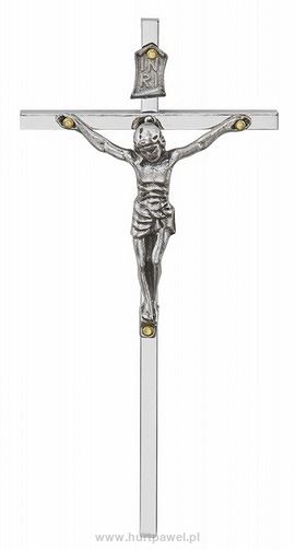 Krzyż metalowy wiszący 11,5 cm