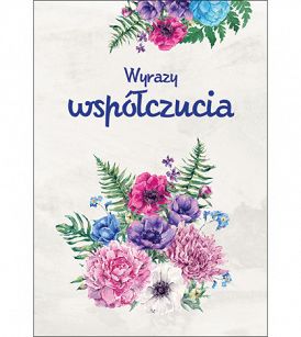 Karnet Wyrazy współczucia