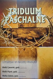 Plakat "Triduum Paschalne"