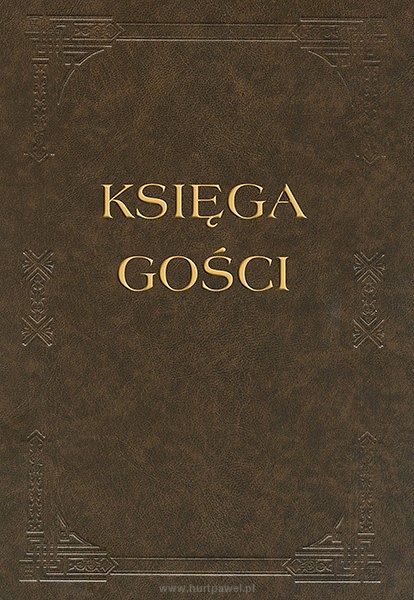 Księga Pamiątkowa - Księga Gości