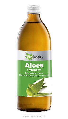 Aloes z miąższem 0,5L