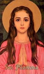 Obrazek Święta Filomena z modlitwą 100 sztuk