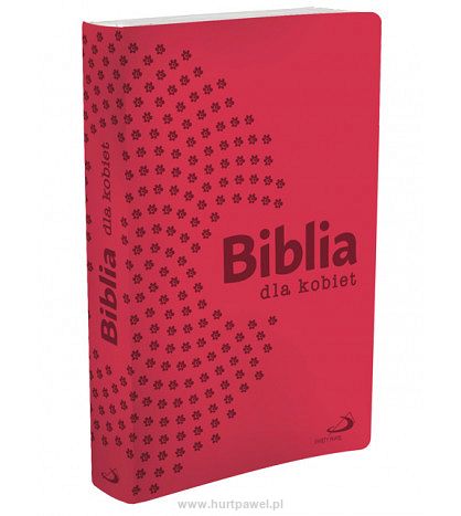 Biblia dla kobiet  paginator, malinowa