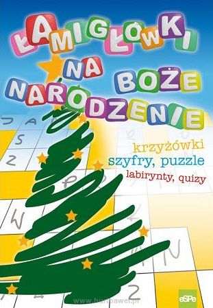 Łamigłówki na Boże Narodzenie - krzyżówki, szyfry, puzzle, labirynty, quizy