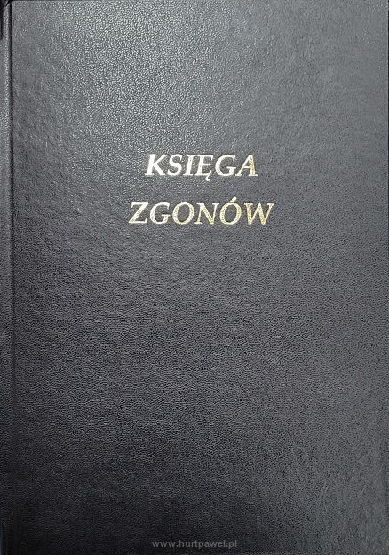 Księga zgonów, księga parafialna, kancelaria