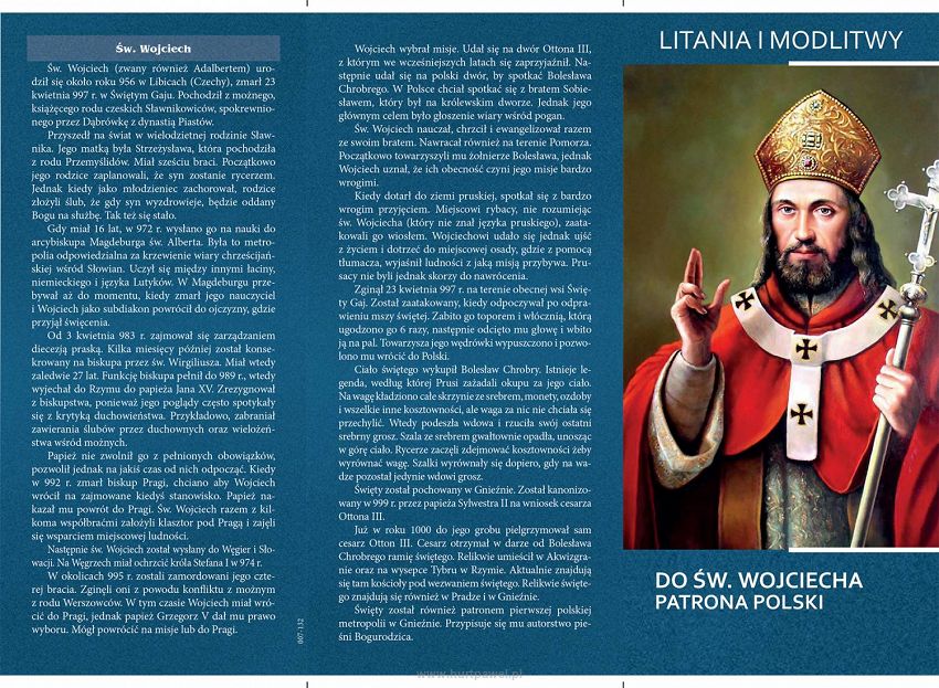 Litania i Modlitwy do św. Wojciecha