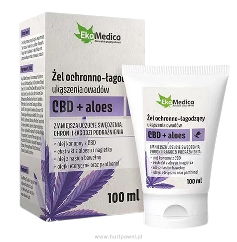 Żel ochronno - łagodzący CBD + aloes 100ml