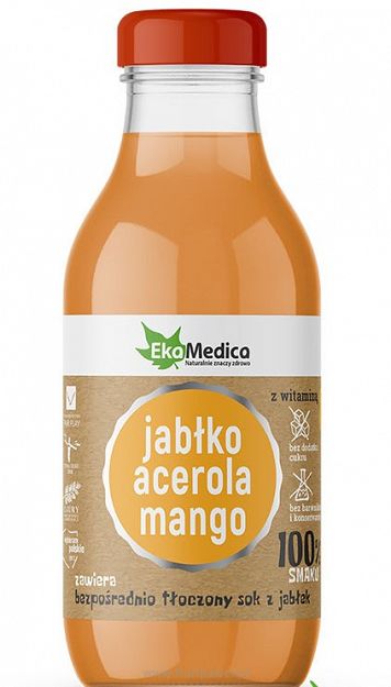 Sok Jabłko Acerola Mango 300 ml Suplement diety