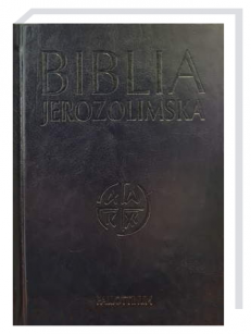 Biblia Jerozolimska, granatowa, ekoskóra