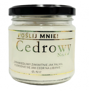 Świeca "Cedrowy" 200 ml