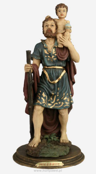 Figura - Św. Krzysztof  (28cm) Juliarte