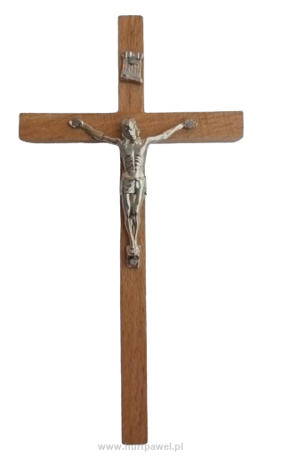 Krzyż drewniany wiszący 8,5x16 cm