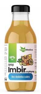 Syrop Imbir Cytryna Bez dodatku cukru 300 ml