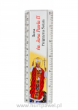 Linijka plastikowa św. Jan Paweł II (15cm)