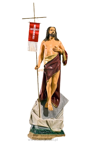 Figura - Chrystus Zmartwychwstały 63 cm