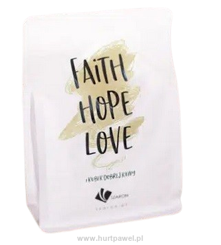 Kawa ziarnista Faith hope love 250g