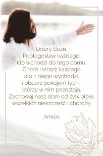 Obraz z błogosławieństwem domu