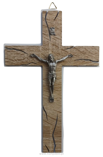 Krzyż wiszący nowoczesny 15x22,5 cm