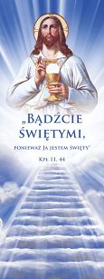 Baner na Wszystkich Świętych Bądźcie świętymi ponieważ ja jestem święty...75x200