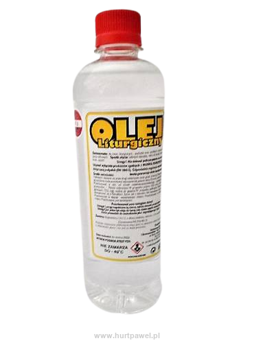 Olej liturgiczny bezbarwny - 0,5 l (klasyczny lub różany)