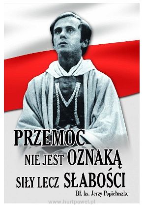 Plakat Bł. Jerzy Popiełuszko