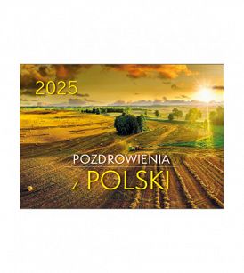 Kalendarz wiszący 2025 r Pozdrowienia z Polski