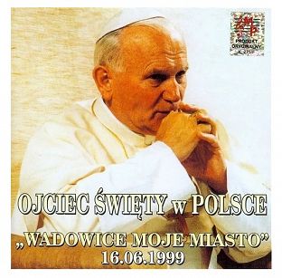 Ojciec Święty w Polsce. Wadowice moje miasto 16.06.1999