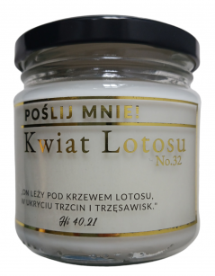 Świeca "Kwiat lotosu" 200 ml