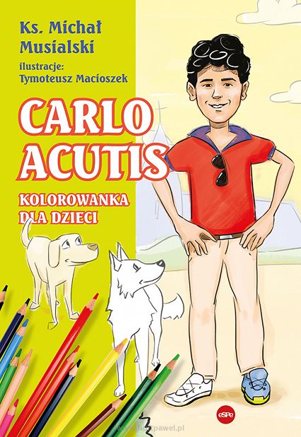 Carlo Acutis Kolorowanka dla dzieci