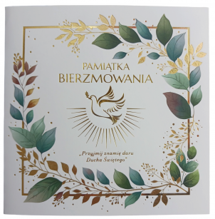 Karnet Pamiątka Bierzmowania