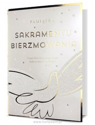 Karnet Pamiątka Sakramentu Bierzmowania