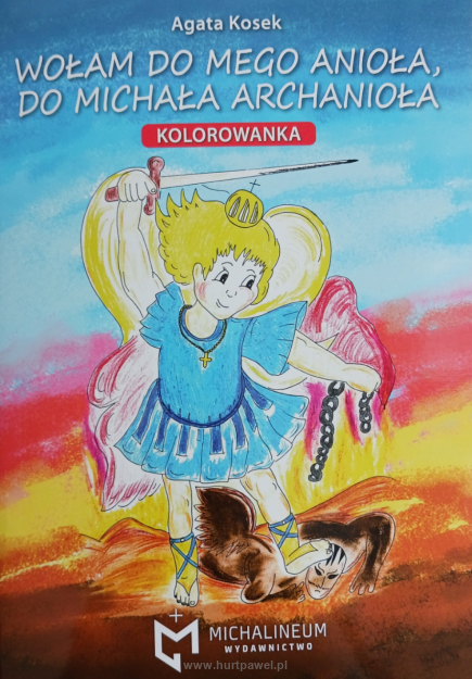 Wołam do mego anioła do Michała Archanioła - Kolorowanka