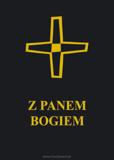 Z Panem Bogiem - czarna 