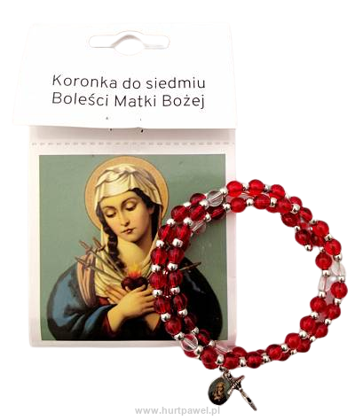 Koronka do siedmiu Boleści Matki Bożej, bransoletka