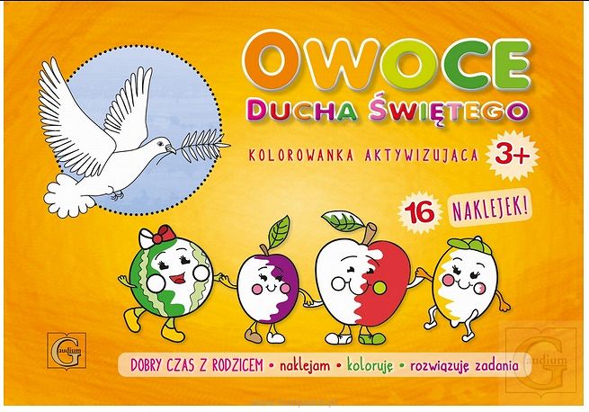 Owoce ducha świętego kolorowanka