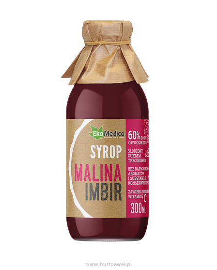 Syrop Malina Imbir 300 ml